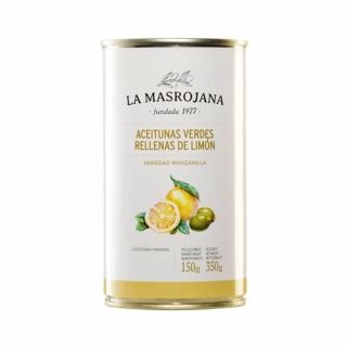 Olives verdes farcides de llimona La Masrojana