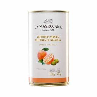 Olives verdes farcides de taronja La Masrojana