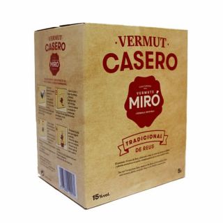 Bag in box Vermouth Miró Casero 5lts