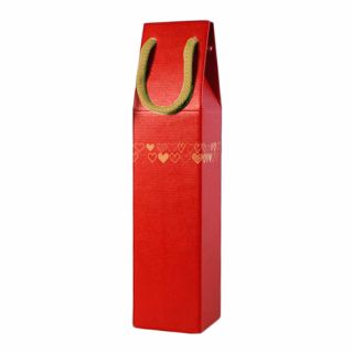 Estoig regal 1 amp vi o cava - Serie cors vermells